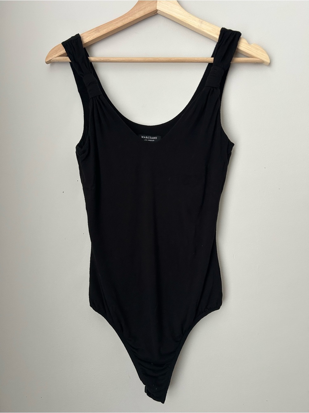 Marciano Black Sleeveless Bodysuit